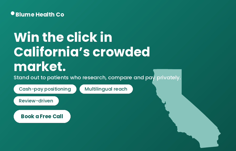 PMHNP Marketing in California optimized directory listing