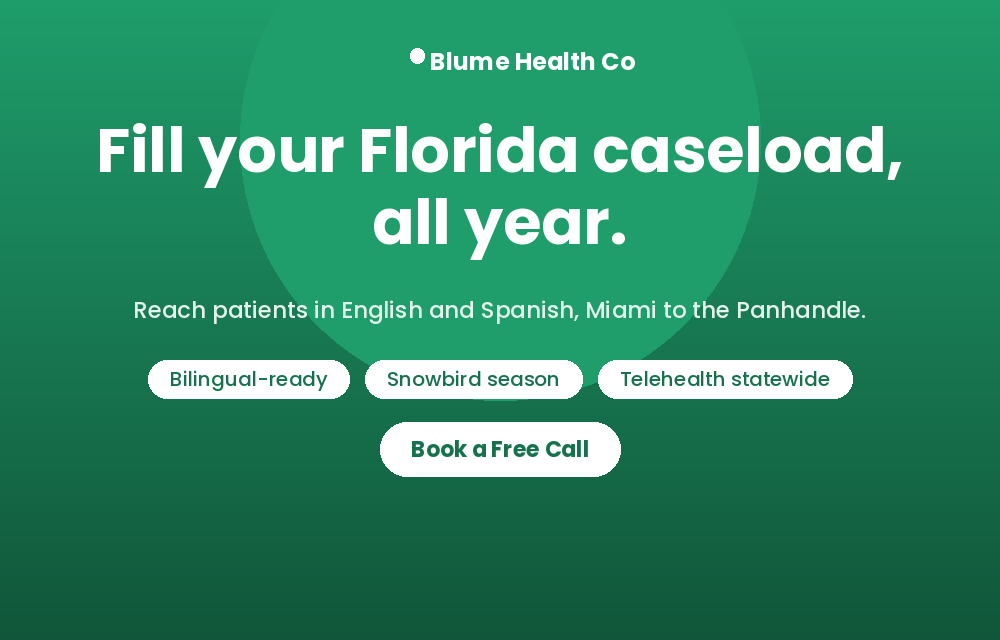 PMHNP Marketing in Florida optimized directory listing