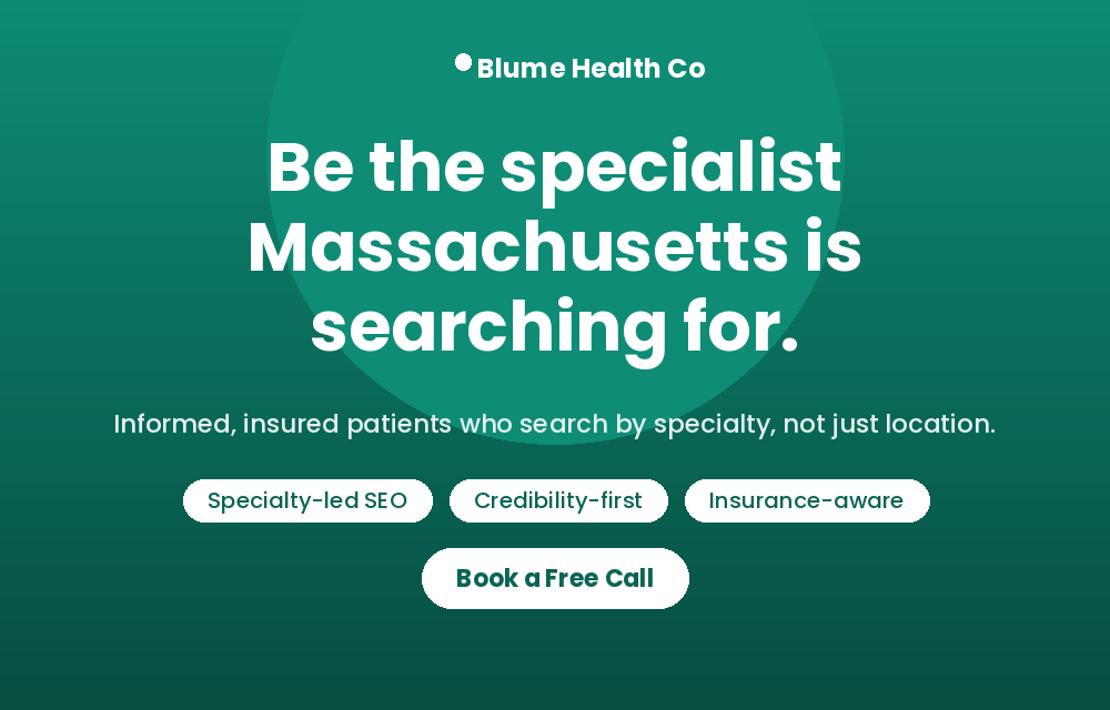 PMHNP Marketing in Massachusetts optimized directory listing