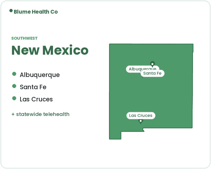 PMHNP Marketing in New Mexico — Blume Health Co