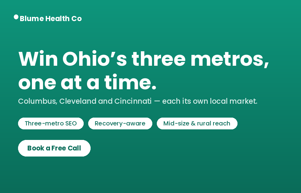 PMHNP Marketing in Ohio optimized directory listing