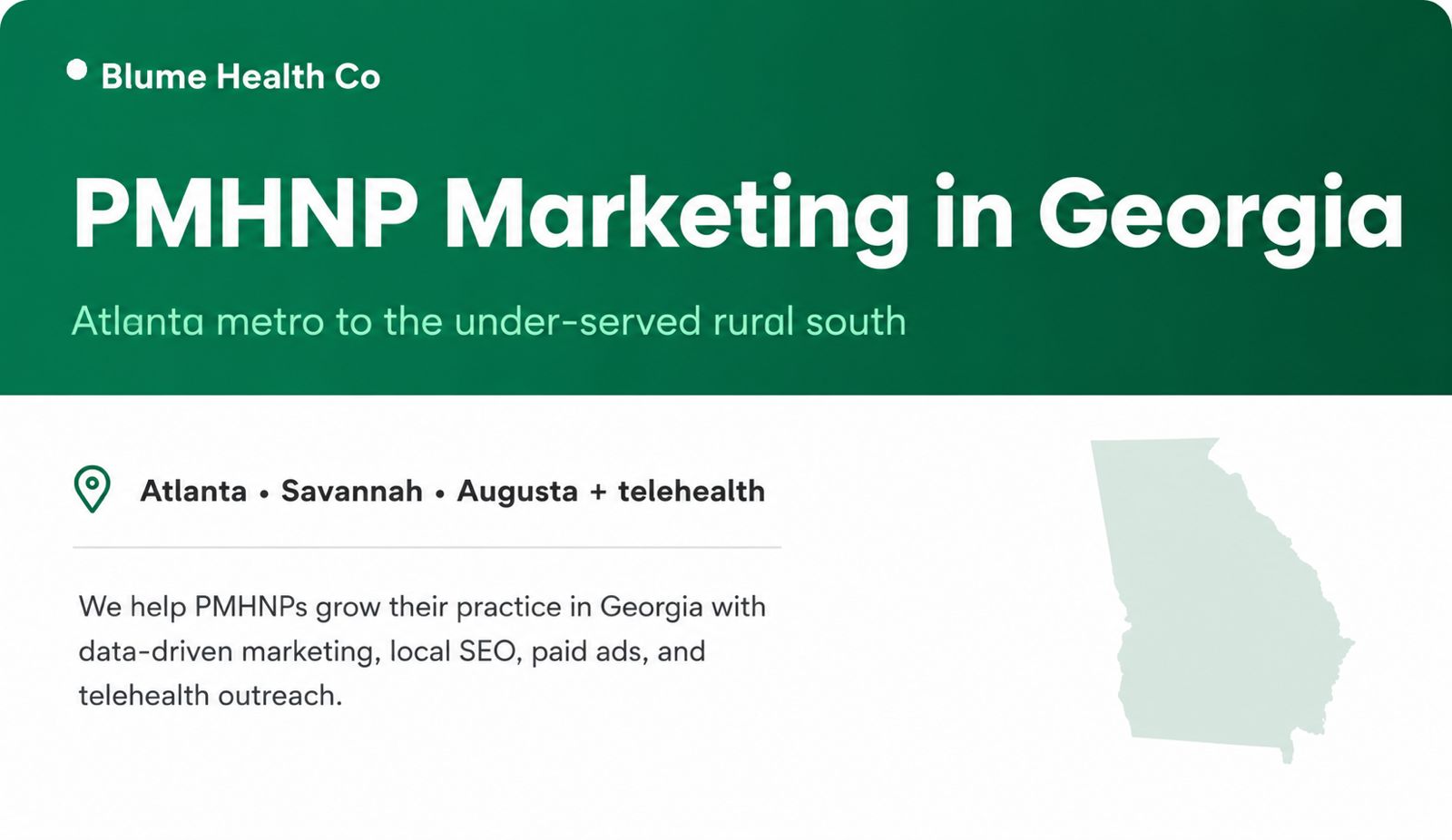 Georgia mental health marketing local search preview